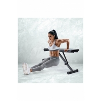 Banca multifunctionala fitness, reglabila, negru,Feel Fit, FF035